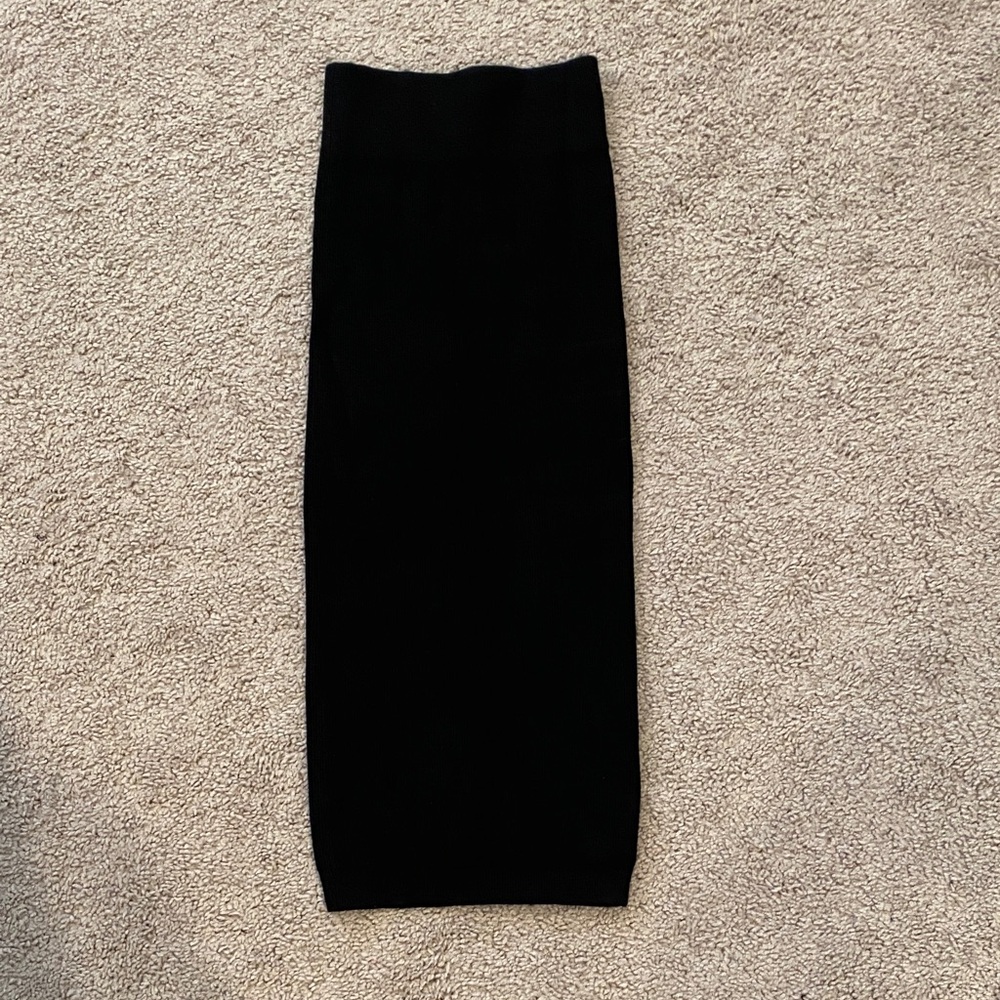 Express Midi Black Pencil Skirt
